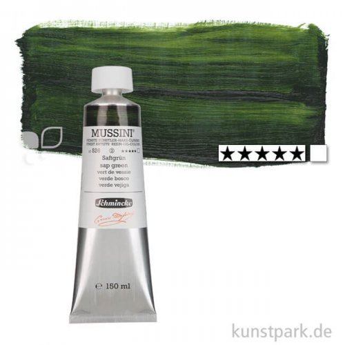 Schmincke MUSSINI Ölfarben 150 ml | 526 Saftgrün