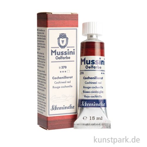 Schmincke MUSSINI Ölfarbe, Sonderfarbton Cochenillerot, 15 ml