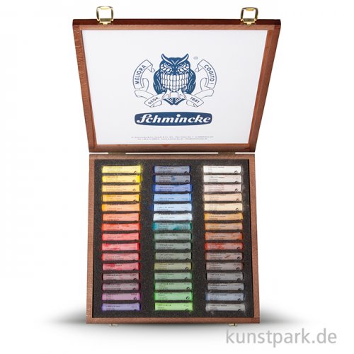 Schmincke PASTELL - Holzkasten Mehrzweck 45 Stifte