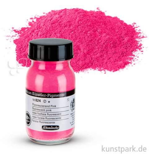 Schmincke Pigmente Fluoreszierend 100 ml Einzelfarbe | Pink