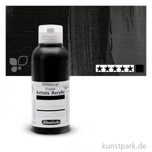 Schmincke PRIMAcryl Acrylfarben 250 ml Fluid | 793 Schwarz
