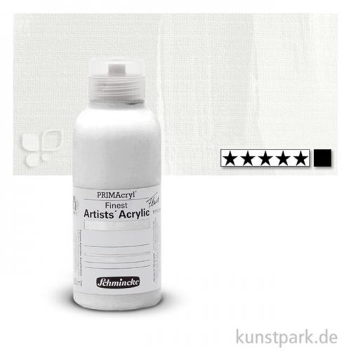 Schmincke PRIMAcryl Acrylfarben 250 ml Fluid | 101 Titanweiss
