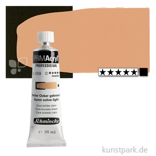 Schmincke PRIMAcryl Acrylfarben 35 ml | 659 Heller Ocker gebrannt