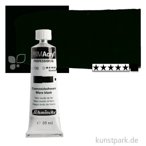 Schmincke PRIMAcryl Acrylfarben 35 ml | 796 Eisenoxidschwarz