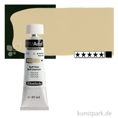 Schmincke PRIMAcryl Acrylfarben 60 ml | 106 Buff Titan