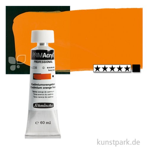 Schmincke PRIMAcryl Acrylfarben 60 ml | 238 Kadmiumorangeton