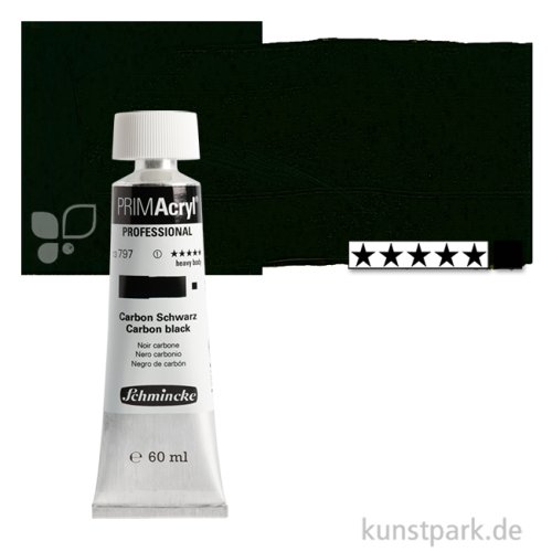 Schmincke PRIMAcryl Acrylfarben 60 ml | 797 Carbon Schwarz