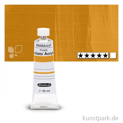Schmincke PRIMAcryl Acrylfarben 35 ml | 674 Lasur-Goldgelb