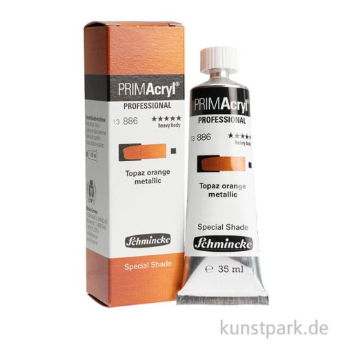 Schmincke PRIMAcryl Sonderfarbton Topaz Orange Metallic, 35 ml