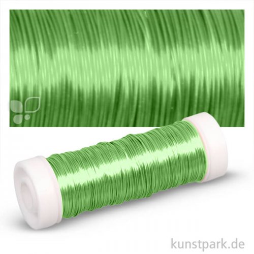Schmuck-Häkeldraht - 0,30 mm - 50 m 50 m Spule | Hellgrün