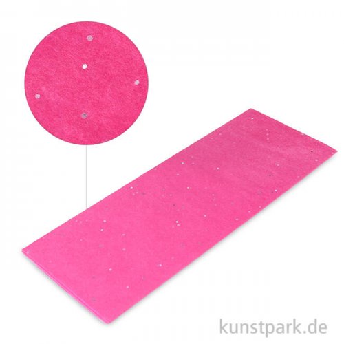 Seidenpapier Glitter, 17 g, 50x75 cm, 3 Bogen Pink