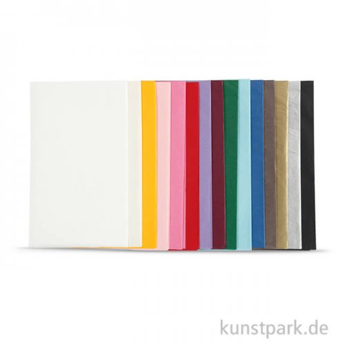 Seidenpapier-Sortiment, 50x70 cm, 30 Blatt sortiert