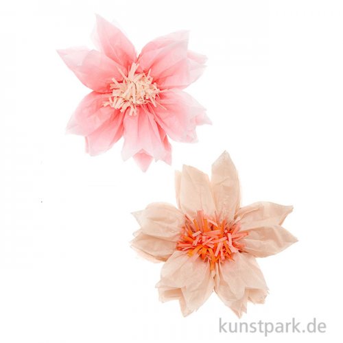 Seidenpapierblumen Set - Kirschblüten, 40 cm