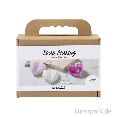 Seifengießen Set - Herzen, Pink