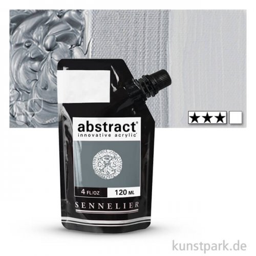 Sennelier ABSTRACT Acrylfarbe 120 ml | Irisierendes Silver
