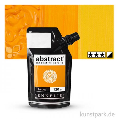 Sennelier ABSTRACT Acrylfarbe 120 ml | Kadmiumgelb Middel Tint