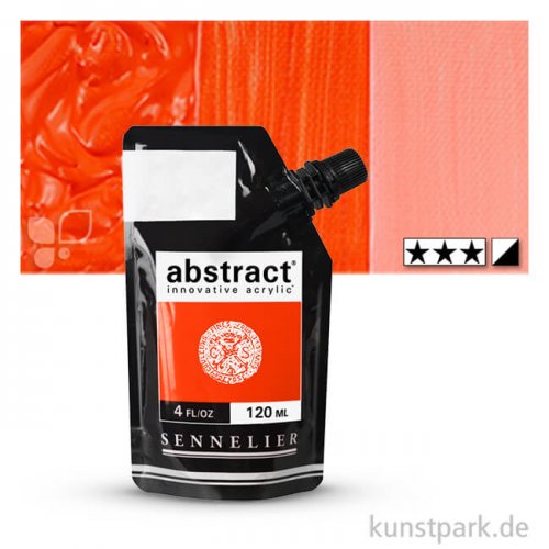 Sennelier ABSTRACT Acrylfarbe 120 ml | Kadmiumrot Orange Subst.