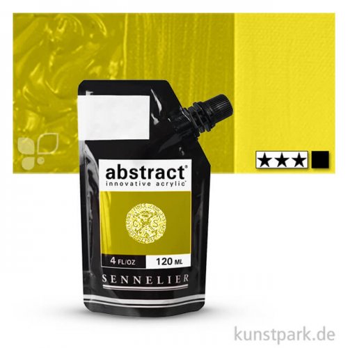 Sennelier ABSTRACT Acrylfarbe 120 ml | Olivgelbgrün