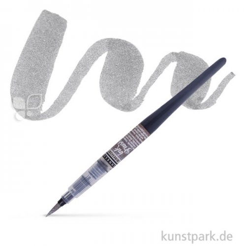 Sennelier Ink Brush Pen Iridescent Einzelstift | Iridescent Silver