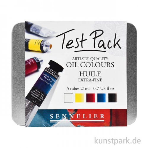 Sennelier RIVE Gauche Ölfarben - 5 x 21 ml, Test Pack