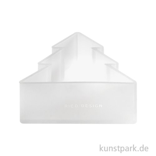 Silikon Gießform - Tannenbaum Figur, 80 x 65 x 25 mm