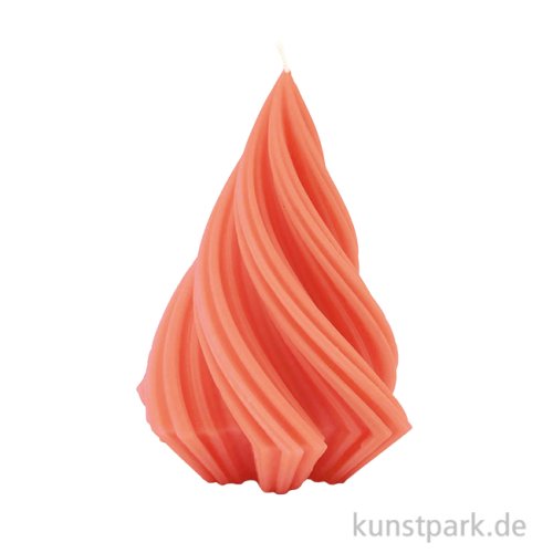 Silikon Kerzenform - Tannenbaum Wirbel, Höhe 7,3 cm