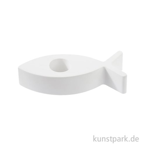 Silikonform Kerzenhalter Fisch, 11 x 4 x 2 cm