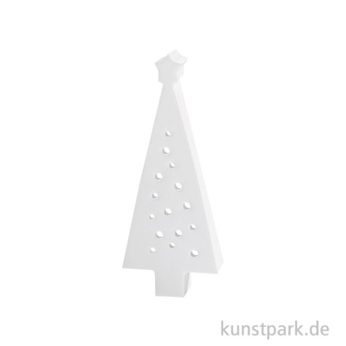 Silikonform Tannenbaum, Punkte, 12,5 x 5 x 2 cm