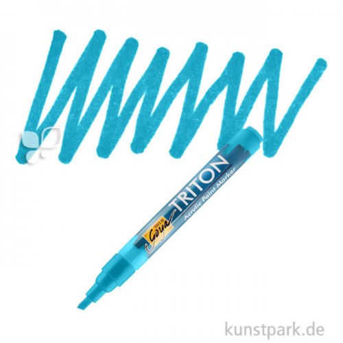 Kreul TRITON Acrylic Paint Marker 1-4 mm Einzelfarbe | Türkisblau