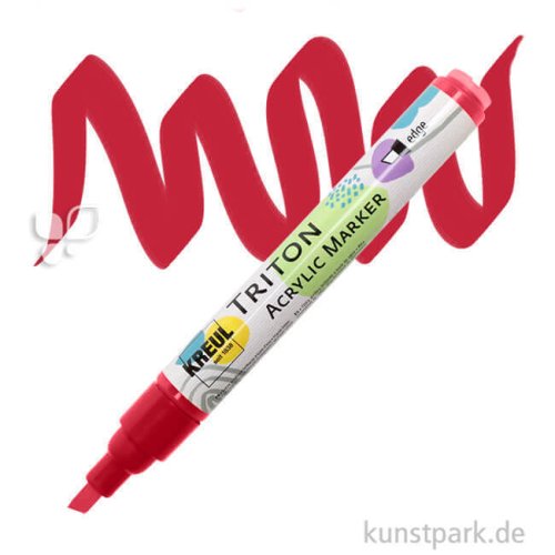 KREUL TRITON Acrylic Marker, 1-4 mm Einzelfarbe | Karmin