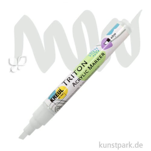 KREUL TRITON Acrylic Marker, 1-4 mm Einzelfarbe | Silber