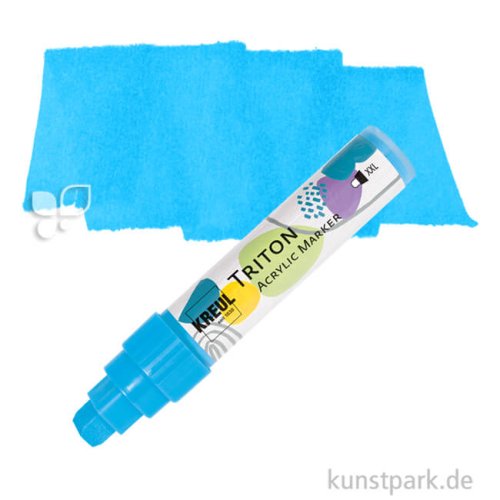 KREUL TRITON Acrylic Marker, 15 mm Einzelfarbe | Lichtblau