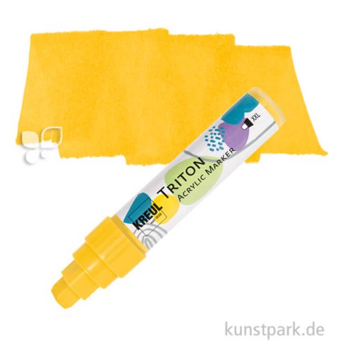 KREUL TRITON Acrylic Marker, 15 mm Einzelfarbe | Maisgelb