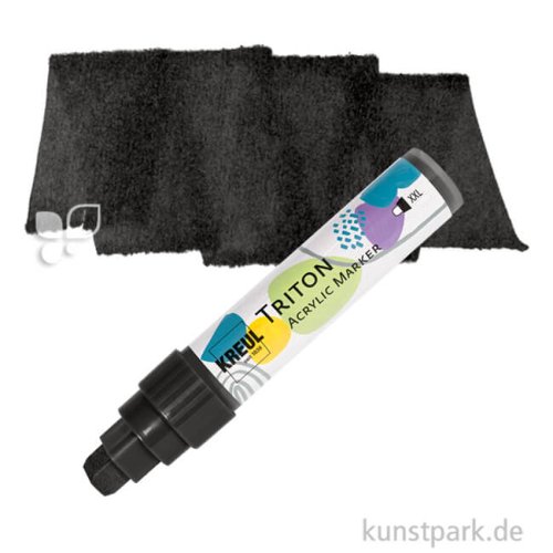 KREUL TRITON Acrylic Marker, 15 mm Einzelfarbe | Schwarz