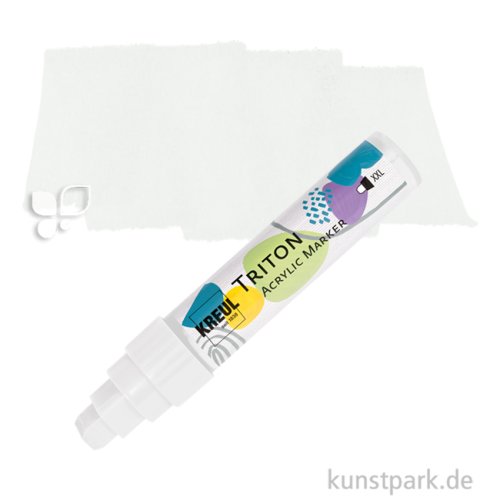 KREUL TRITON Acrylic Marker, 15 mm Einzelfarbe | Weiß