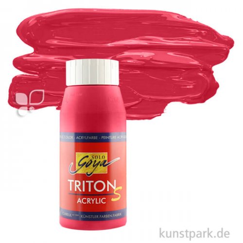 Solo Goya TRITON S - Acrylfarbe mit Glanzeffekt, 750 ml Flasche | Magenta