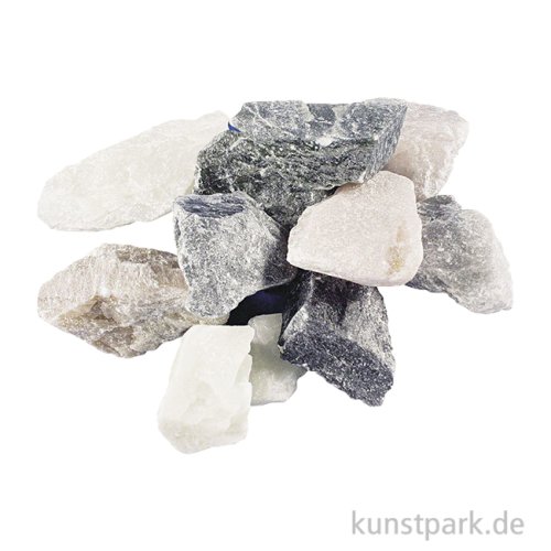 Speckstein Rohlinge in verschiedenen Farben, 2-8 cm, 1 kg