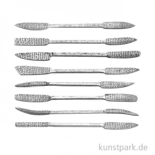 Specksteinwerkzeug-Set Raspel, 8 teilig 20 cm