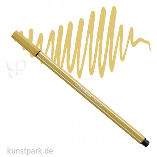 STABILO Pen 68 Filzstift Einzelstift | Khaki