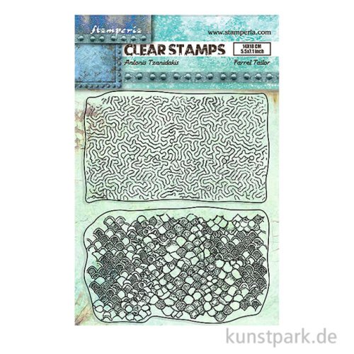Stamperia Acrylic Stamps - Songs of the Sea Double Texture