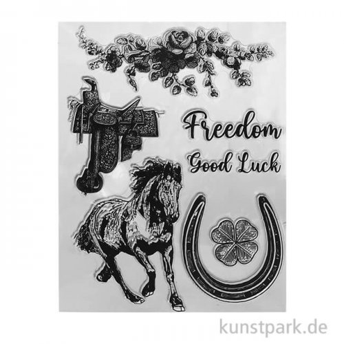 Stamperia Clear Stamps - Romantic Horses, 14 x 18 cm