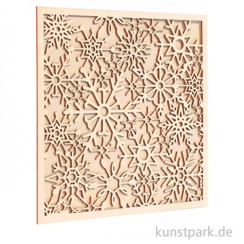 Stamperia Decorativ Chips - Winter Tales Snowflakes, 14 x 14 cm