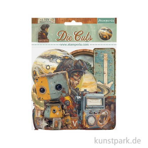 Stamperia Die Cuts -  A New Beginning, 45 Stanzteile