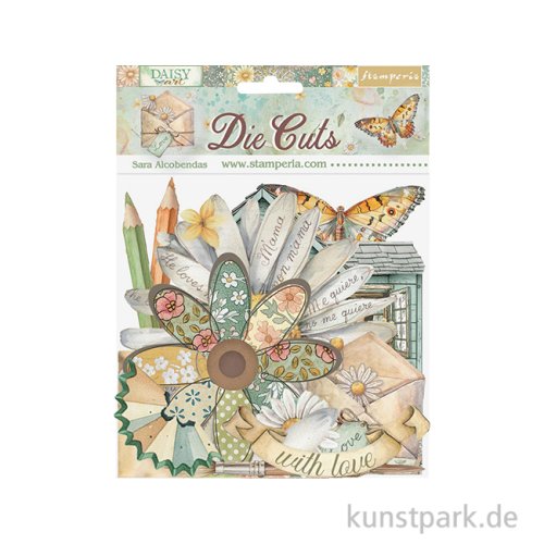 Stamperia Die Cuts - Daisy Art, 40 Stanzteile
