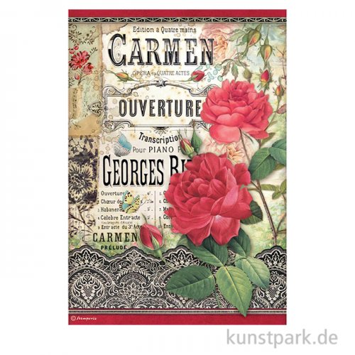 Stamperia Reispapier - Desire Carmen Ouverture, DIN A4