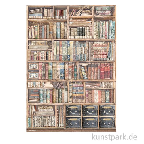 Stamperia Reispapier - Venice City of Art Vintage Books, DIN A4