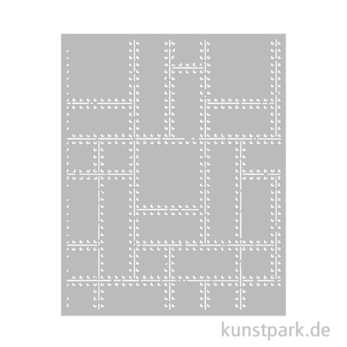 Stamperia Schablone - A New Beginning Metal Plates, 20 x 25 cm