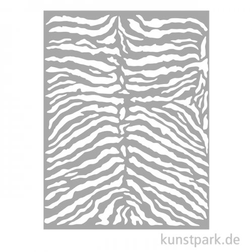 Stamperia Schablone -  Savana Zebra Pattern, 20 x 25 cm