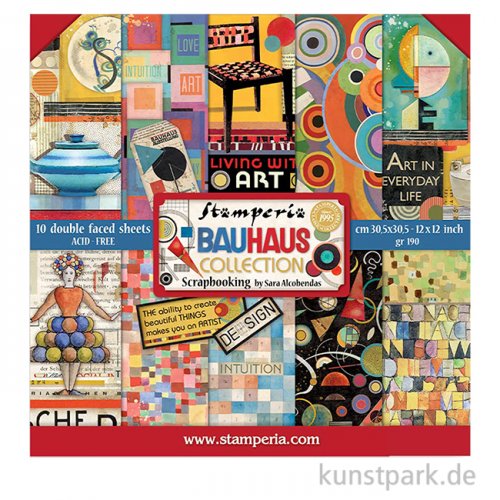 Stamperia Scrapbooking Pad - Bauhaus 30,5 x 30,5 cm