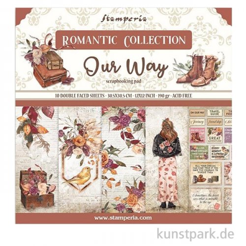 Stamperia Scrapbooking Pad - Our Way 30,5 x 30,5 cm